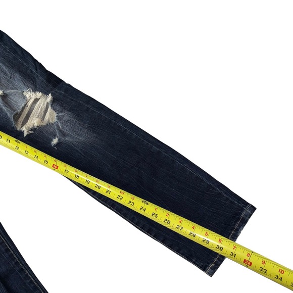 BKE Denim Mom Jean Womens 26 Blue Distressed Stretch High Rise NEW - Picture 3 of 6